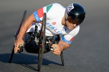 Alex Zanardi da record nella Maratona di Roma